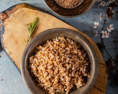 Cooked small spelt